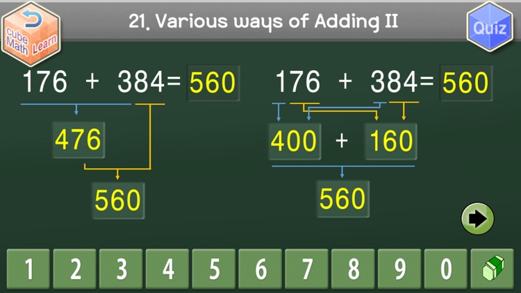 Second Grade Cube Math Lite screenshot-3