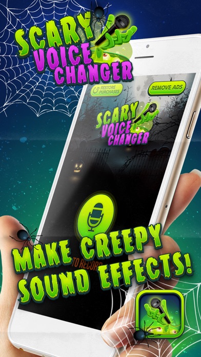 How to cancel & delete Scary Voice Record.er – Horror Sound Change.r and Modifier with Cool Audio Effect.s from iphone & ipad 2