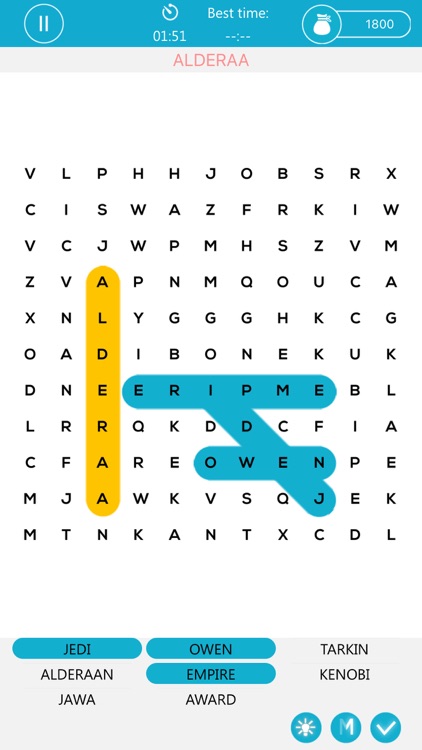 Word Search Puzzle for Star Wars - Crossword Game App Including Movie Episode I - VII