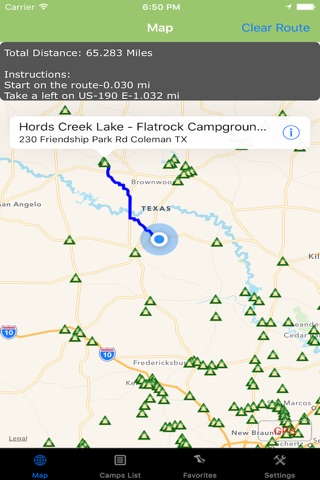 Texas – Camping & RV spots screenshot 2
