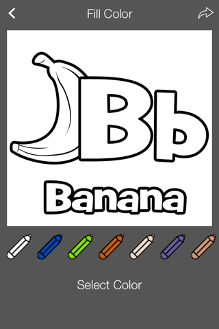 Interactive Touch Colouring Book of Alphabets & Numbers - Paint Studio for Kids screenshot 3