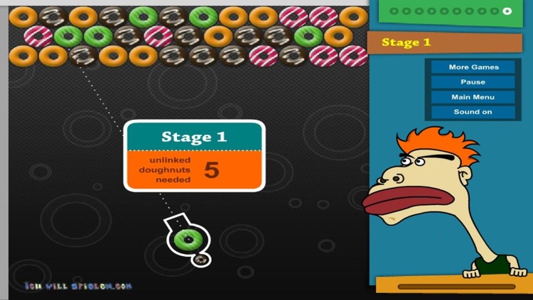 Donut Bobble Shooter - A fun & addictive puzzle matching game