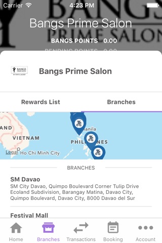 Bangs Prime Salon Zap screenshot 2