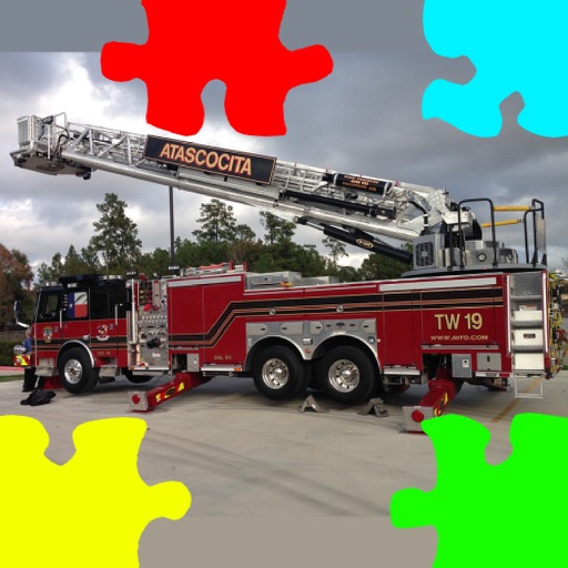 Fire Truck Photos Jigsaw Puzzles Icon