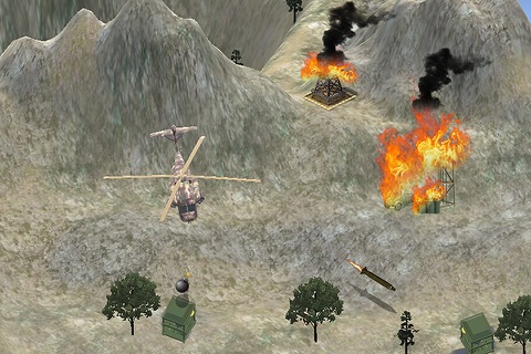 Forest Helicopter Battle screenshot 3