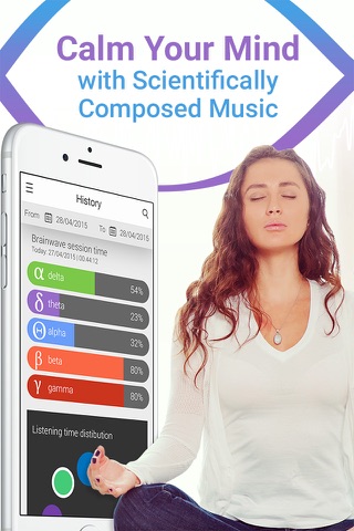 Meditation music and relaxing sounds by MindMetro screenshot 3