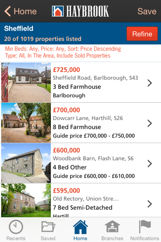 Haybrook Property Search screenshot 2