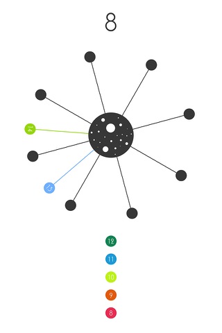 Ball Stick - jump color dotz into spinny circle screenshot 2