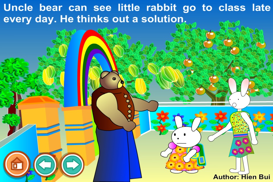 The clock of little rabbit (Untold toddler story from Hien Bui) screenshot 4
