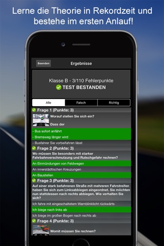 iFahrschulTheorie: Lern-App für die theoretische Führerscheinprüfung mit TÜV/DEKRA-Fragenkatalog (Führerschein 2016) screenshot 3