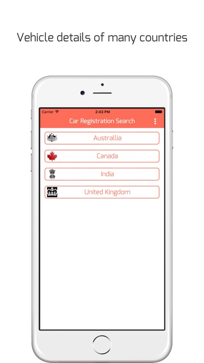 Car Registration Search - Detailed vehicle info