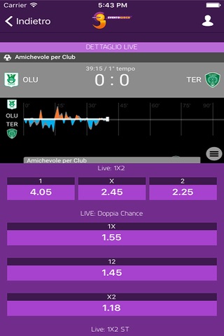 Eventogioco Scommesse Sportive screenshot 2