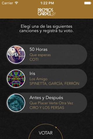 Premios Gardel screenshot 2