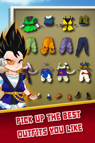 DBZ Goku Royale Dress Up  - Create Your Own Clash Super Saiyan Dragon Ball Z Edition screenshot 3