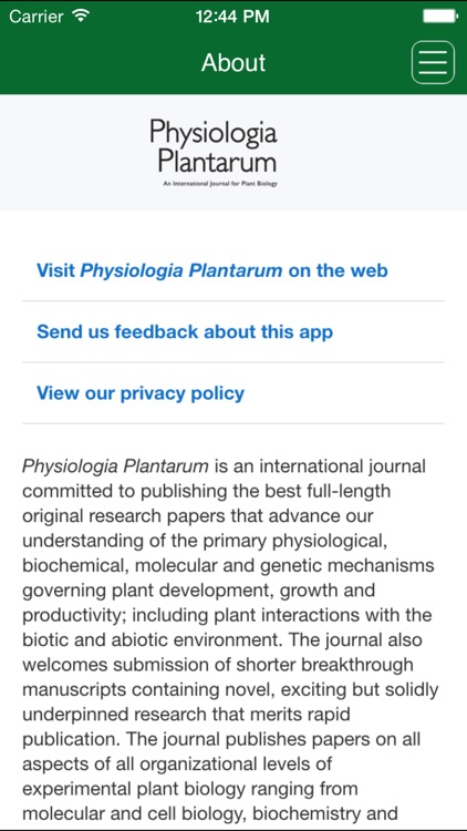 Physiologia Plantarum screenshot-3