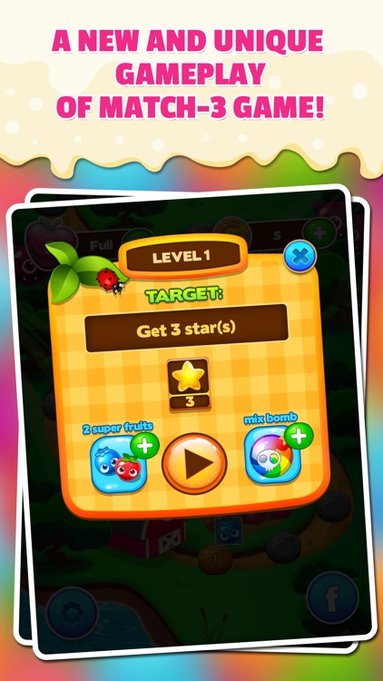 Fruit Fresh Super Jungle Splash - Match 3 game for family Fun Edition FREE!