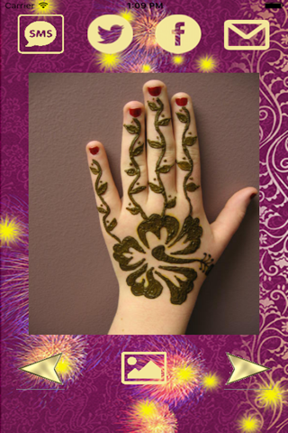 Henna Bridal Tattoo - Beautiful & Fashionable Wedding Collection of Designs & Drawings screenshot 2