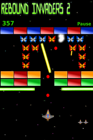 Rebound Invaders 2,  Breakout - náhled