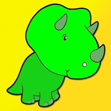 Activities of Kids Coloring Book - Cute Cartoon Dinosaur Miyashita