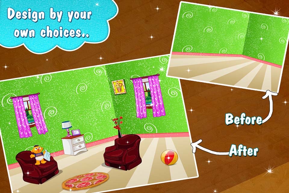 Kids Room Decoration - Game for girls, toddler and kids screenshot 3
