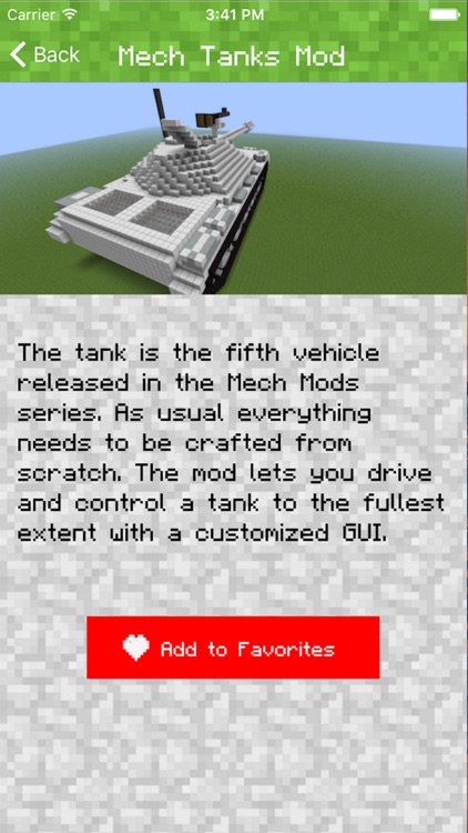 TANK MOD FOR MINECRAFT PC EDITION - MODS INSTALLER POCKET GUIDE screenshot-3