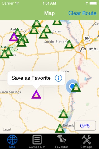 Alabama – Camping & RV spots screenshot 3