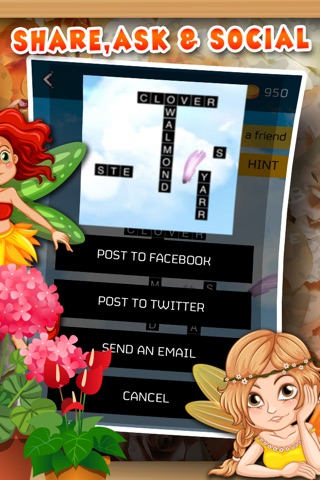 Words Zigzag Flower in The Garden Crossword Puzzle screenshot 3