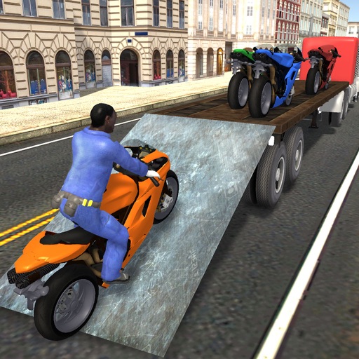 Heavy Bike Cargo Truck – Ultimate Transporter Trailer Icon