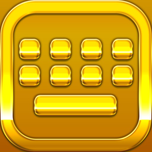 Gold Keyboard Skins – Change Font Color and Custom.ize Your Typing Style with Fancy Theme.s iOS App