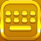 Gold Keyboard Skins – Change Font Color and Custom.ize Your Typing Style with Fancy Theme.s