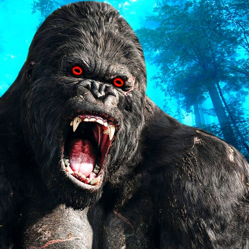 Wild Stray Hungry Gorilla Sim-ulator : Angry Monkey Attack Icon