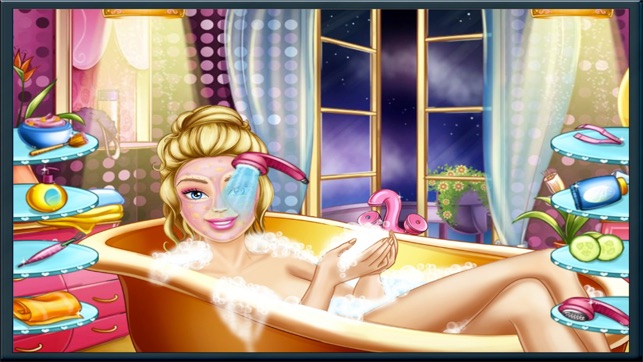 Princess Beauty Bathing games for girls