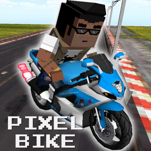 Pixel Bike - Traffic Motor