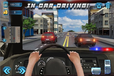 Police Chase Smash - Extreme Car Driving Simulator 2016 screenshot 2