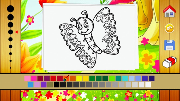 Insects Coloring Book - Drawing and Painting Colorful for kids games free