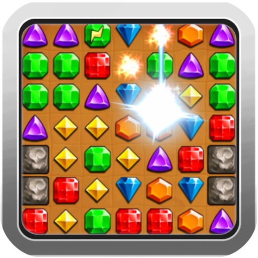 Puzzle Jewels World - Match 3 Jewels Candy Mania Icon