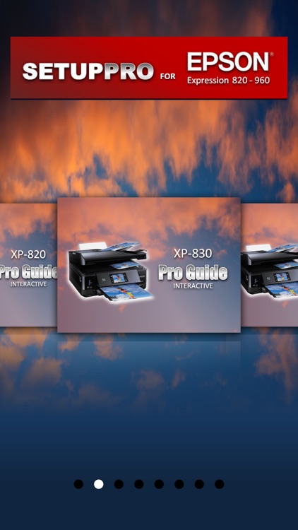 Setup Pro for Epson Expression 820, 830, 850, 860, 950 & 960 Series