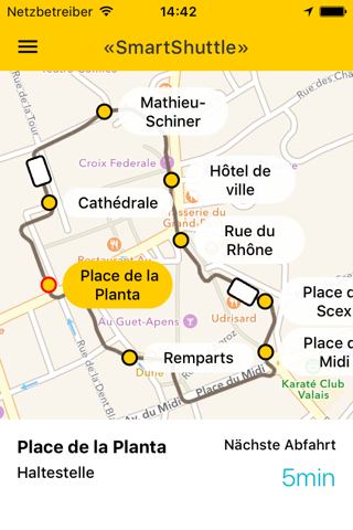 SmartShuttle de CarPostal screenshot 2