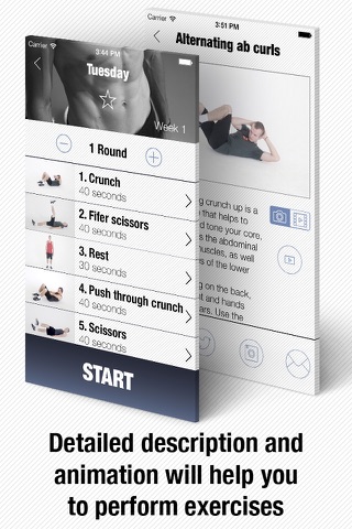 Abs workout pro - wod training screenshot 2