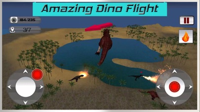 How to cancel & delete Flying Dinosaur Simulator - Velociraptor & spinosaurus Simulation FREE game from iphone & ipad 1