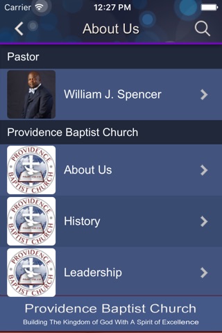 Providence Baptist Church. screenshot 3