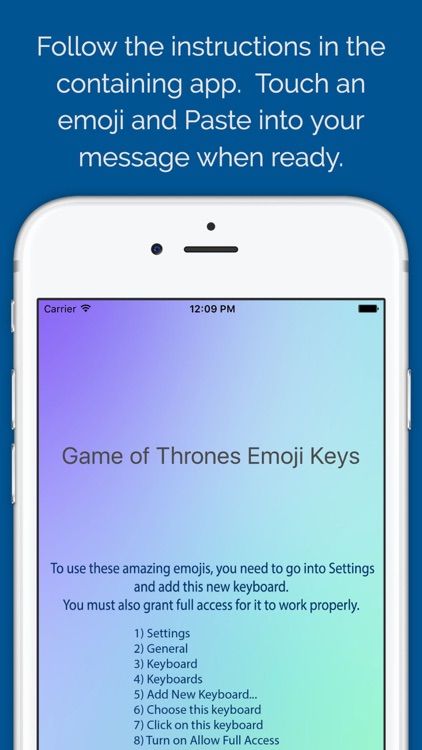 Character Emoji Keys - based on Game of Thrones