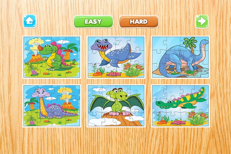 Dino Puzzle Games Free - Dinosaur Jigsaw Puzzles for Kids and Toddler - Preschool Learning Games screenshot 2