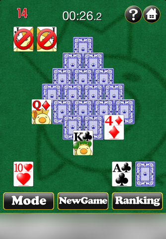 PyramidSolitaireNarunaru screenshot 4