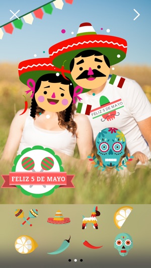 Cinco de Mayo - Mexican Victory Everyday FREE Photo Stickers(圖1)-速報App