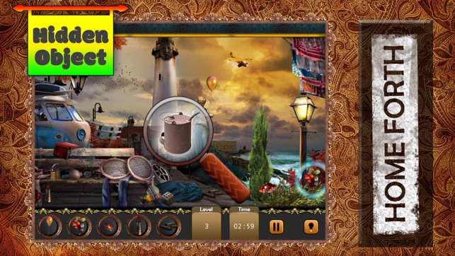 Hidden object games : Home Forth Search 