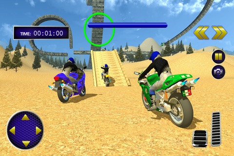 Moto Bike Race Nitro Stunt 3d screenshot 2