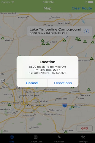 Ohio – Camping & RV spots screenshot 4