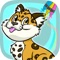 Paint and color animals is the app you need on your phone for your kids to have fun coloring these new images of zoo, sea and farm animals