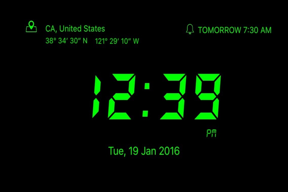 Ticking Digital Clock screenshot 2